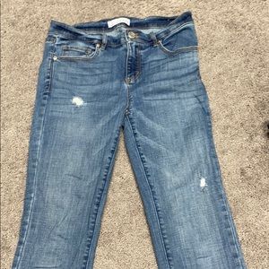 Off jeans skinny ankle
